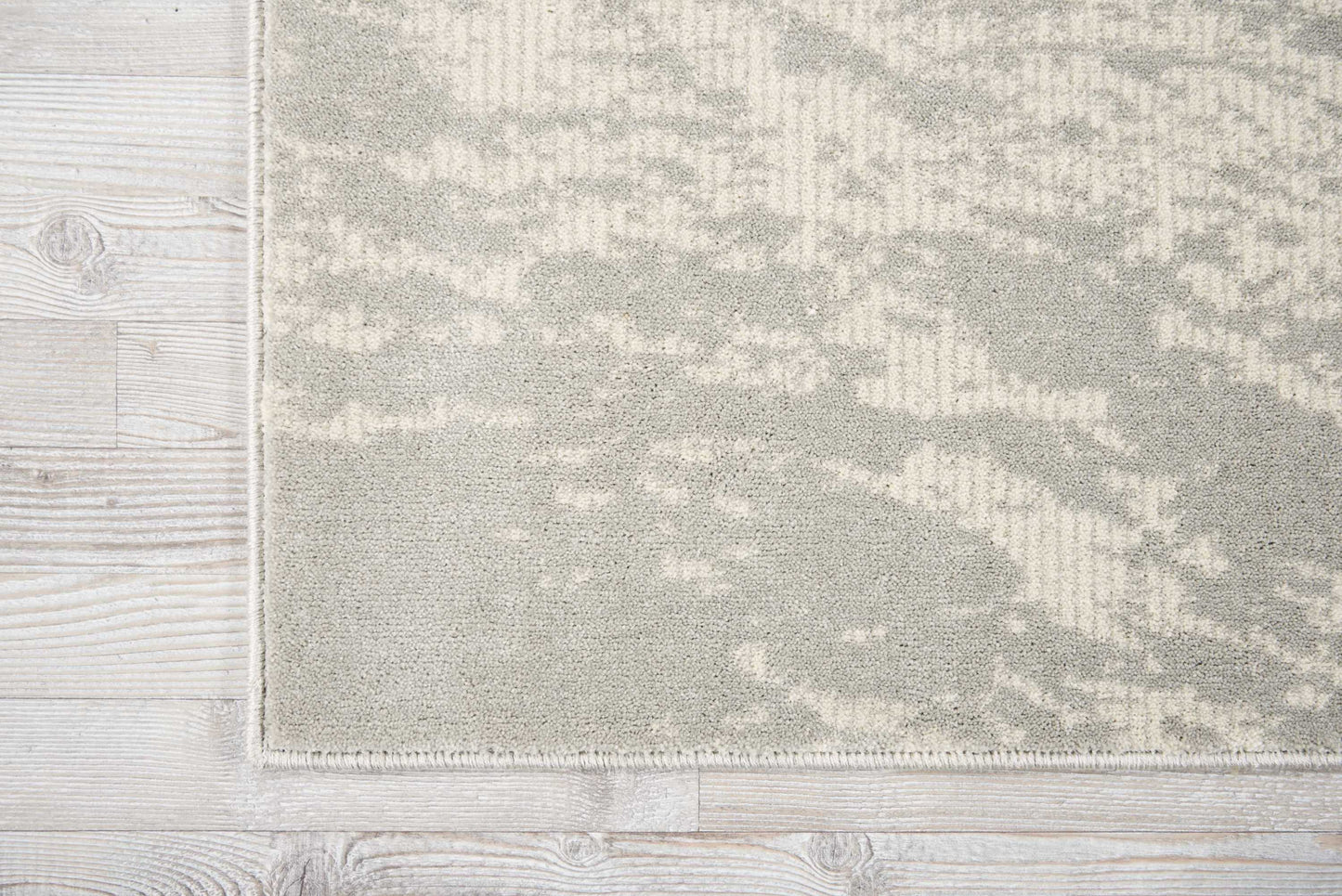 Nourison Maxell 2'2" x 7'6" Ivory/Grey Modern Indoor Rug