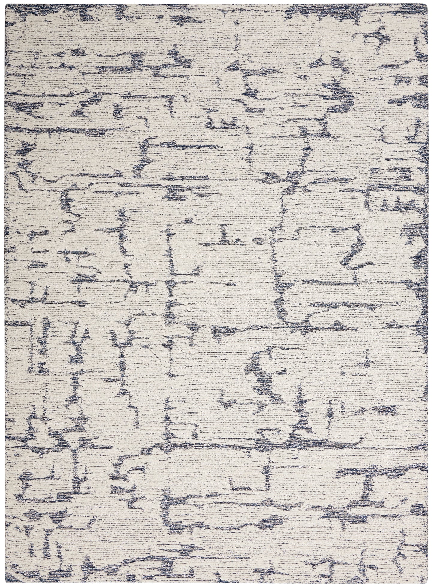 Calvin Klein CK009 Sculptural 5'3" x 7'3" Blue Modern Indoor Rug