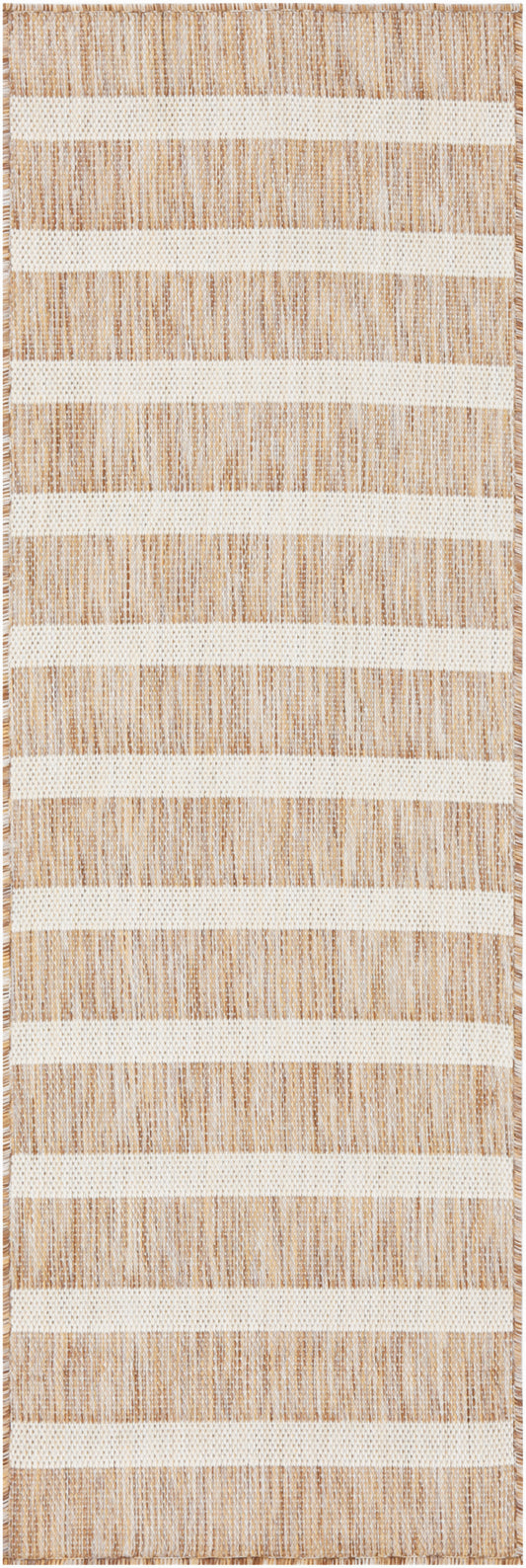 Nourison Positano 2' x 6' Beige Ivory Modern Rug