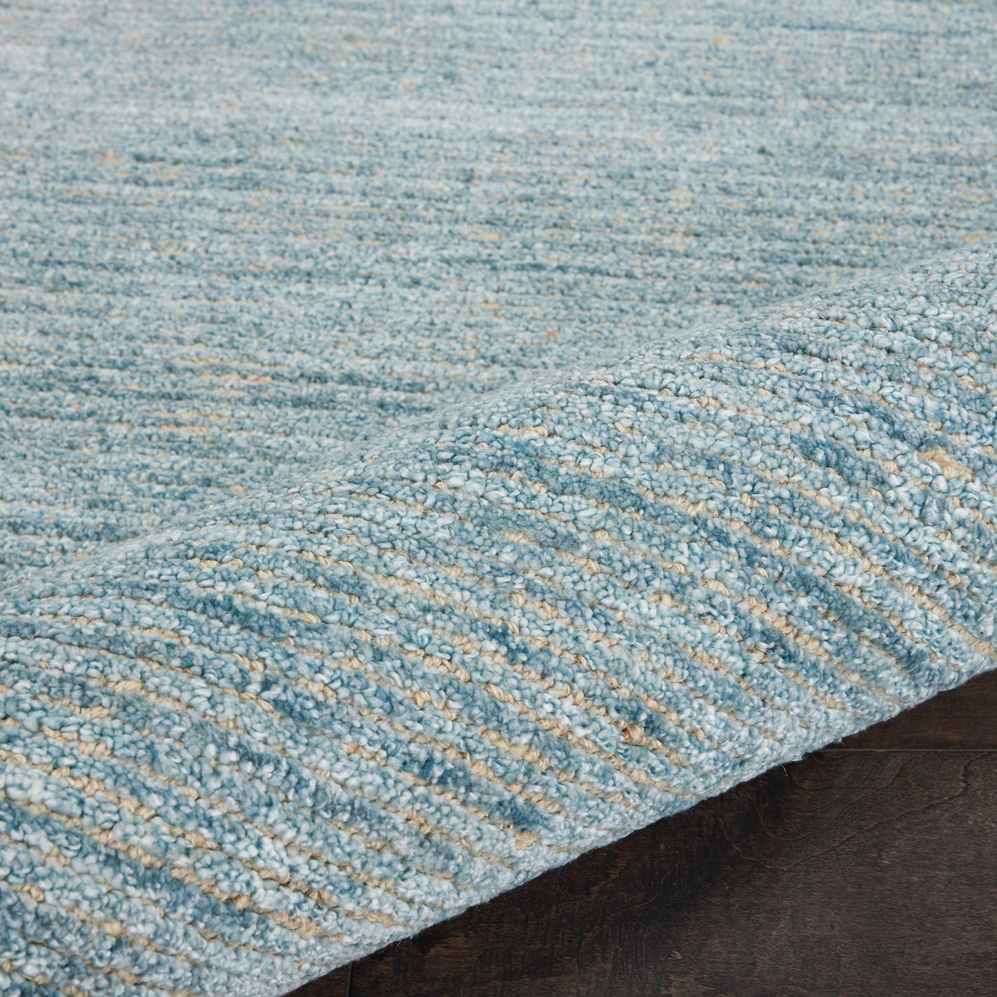 Nourison Weston 2'3" x 7'6" Seafoam Modern Indoor Rug