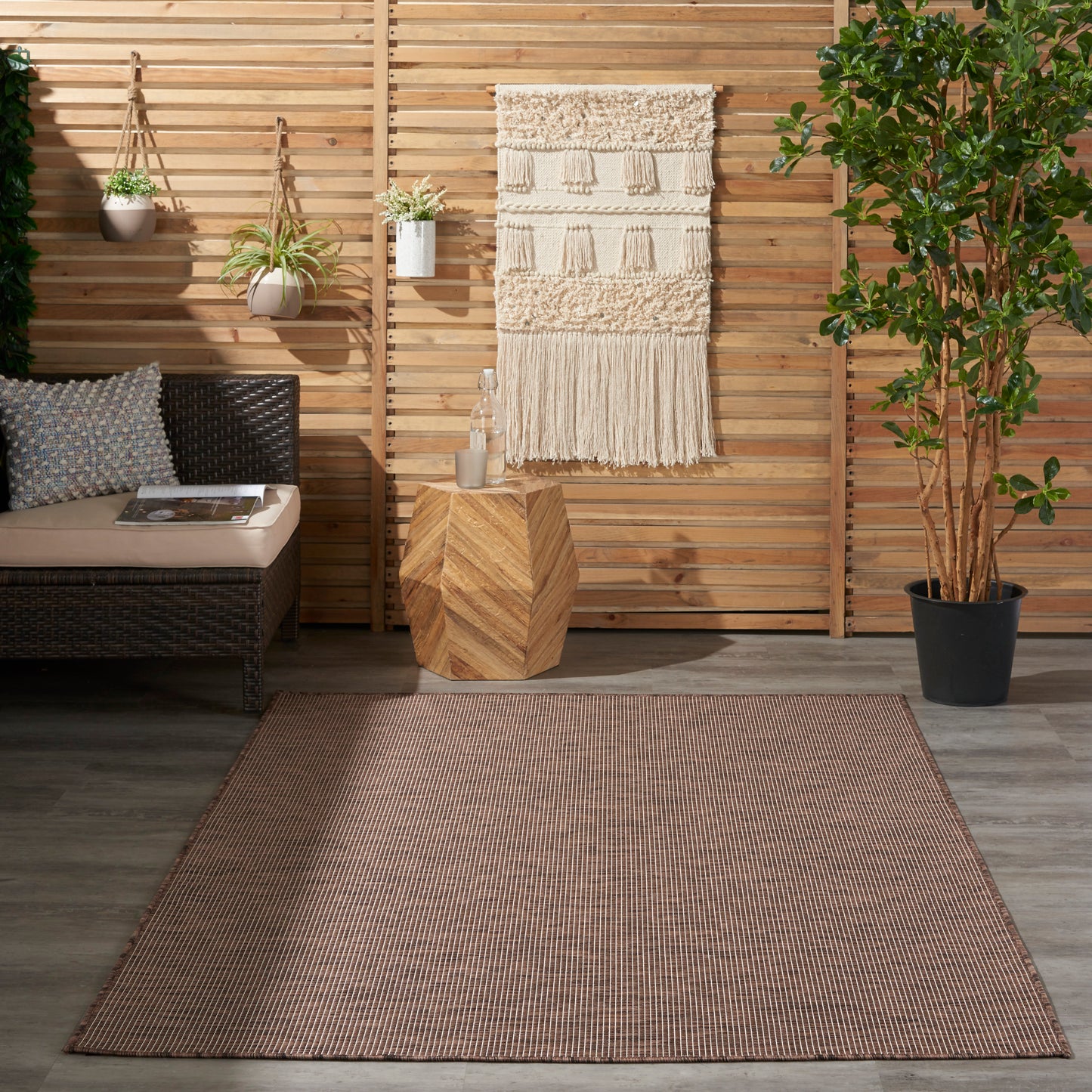 Nourison Positano 5' x 7' Natural Modern Rug