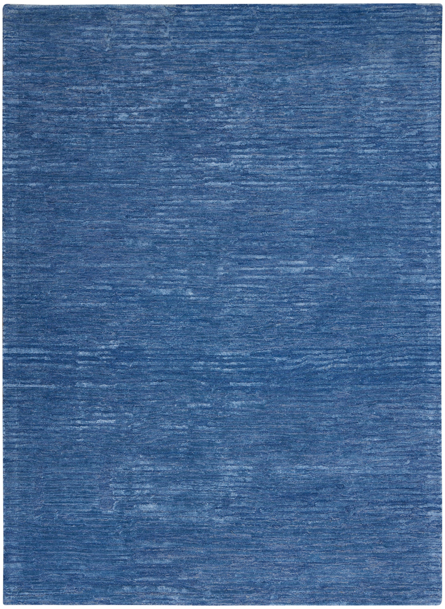 Calvin Klein CK010 Linear 5'3" x 7'3" Blue Modern Indoor Rug