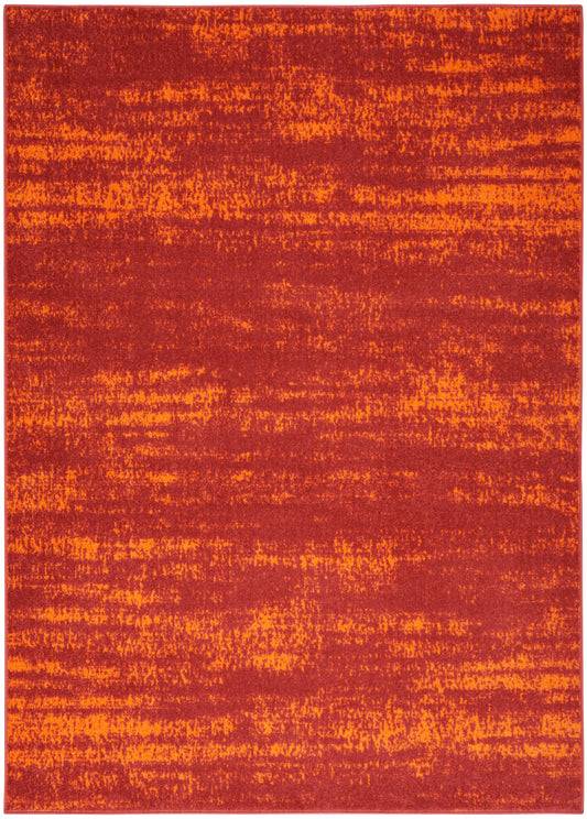 Nourison Nourison Essentials 6' x 9' Red Modern Rug