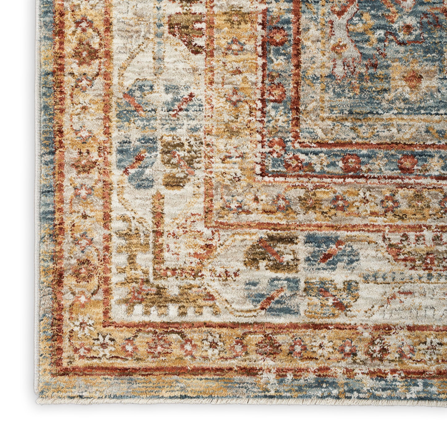 Nourison Sahar 2'3" x 10'2" Blue Vintage Indoor Rug