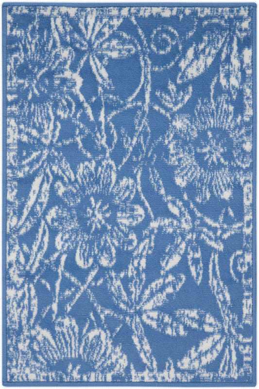 Nourison Whimsicle 2' x 3' Blue Farmhouse Indoor Rug