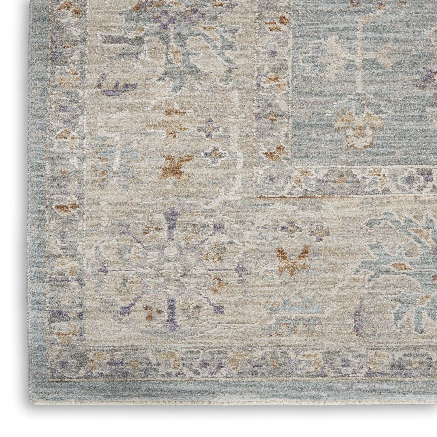 Nourison Infinite 7'10" x 10'4" Blue Vintage Indoor Rug