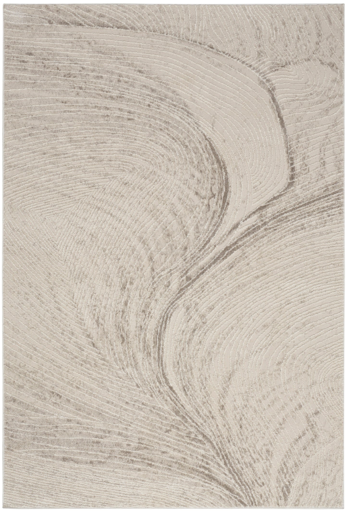 Calvin Klein Captivating 5'3" x 7'3" Ivory Modern Indoor Rug