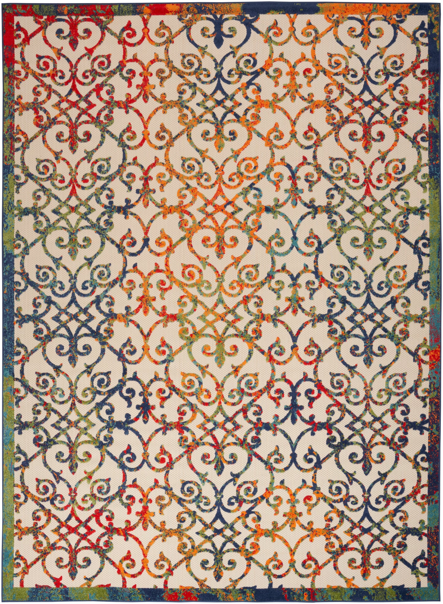 Nourison Aloha 9' x 12' Multicolor Contemporary Rug