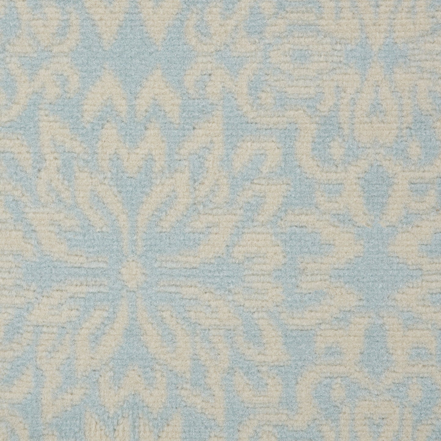 Nourison Jubilant 2'3" x 7'3" Ivory/Light Blue Farmhouse Indoor Rug