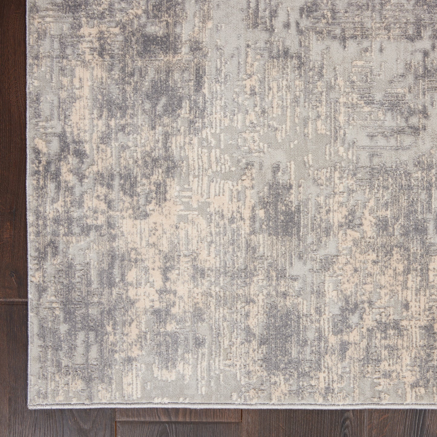 Nourison Rustic Textures 6' x 9' Ivory/Silver Rustic Indoor Rug