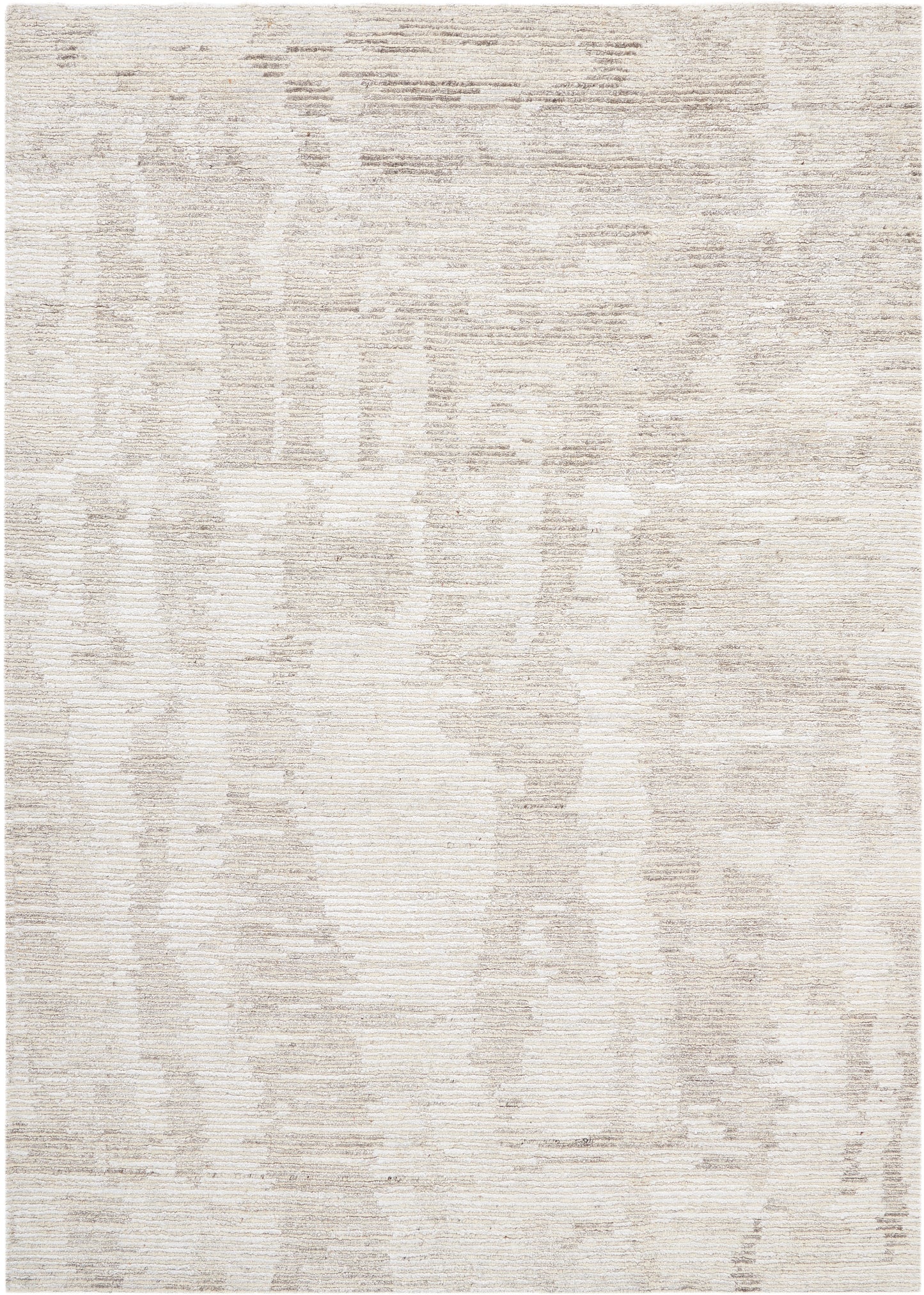 Nourison Ellora 5'6" x 7'5" Ivory Grey Modern Indoor Rug