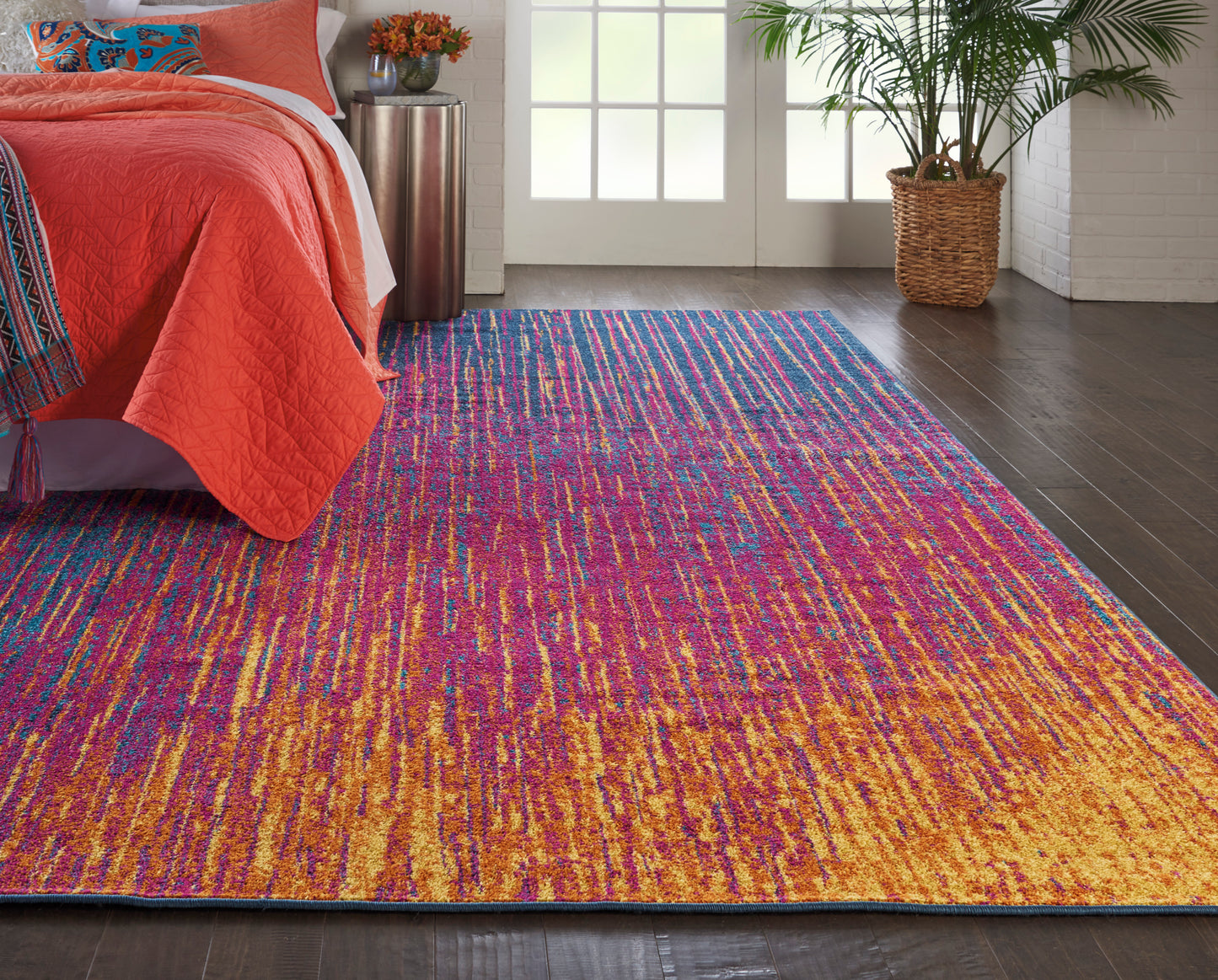 Nourison Passion 6'7" x 9'6" Multicolor Modern Indoor Rug