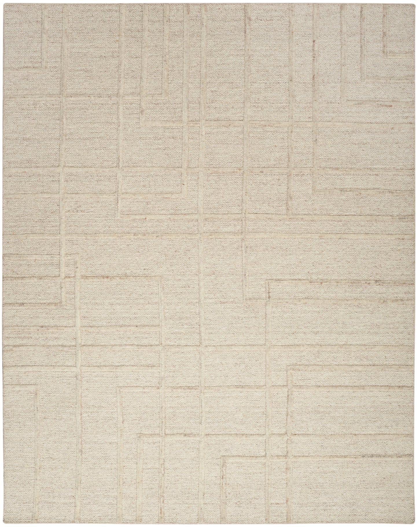 Calvin Klein CK045 Impressions 5'3" x 7'3" Sand Modern Indoor Rug