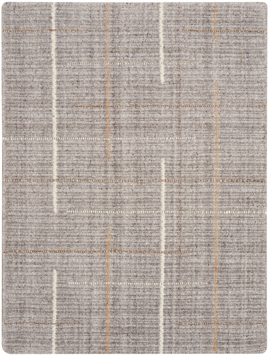 Calvin Klein CK041 Architectura 2' x 3' Grey Farmhouse Indoor Rug