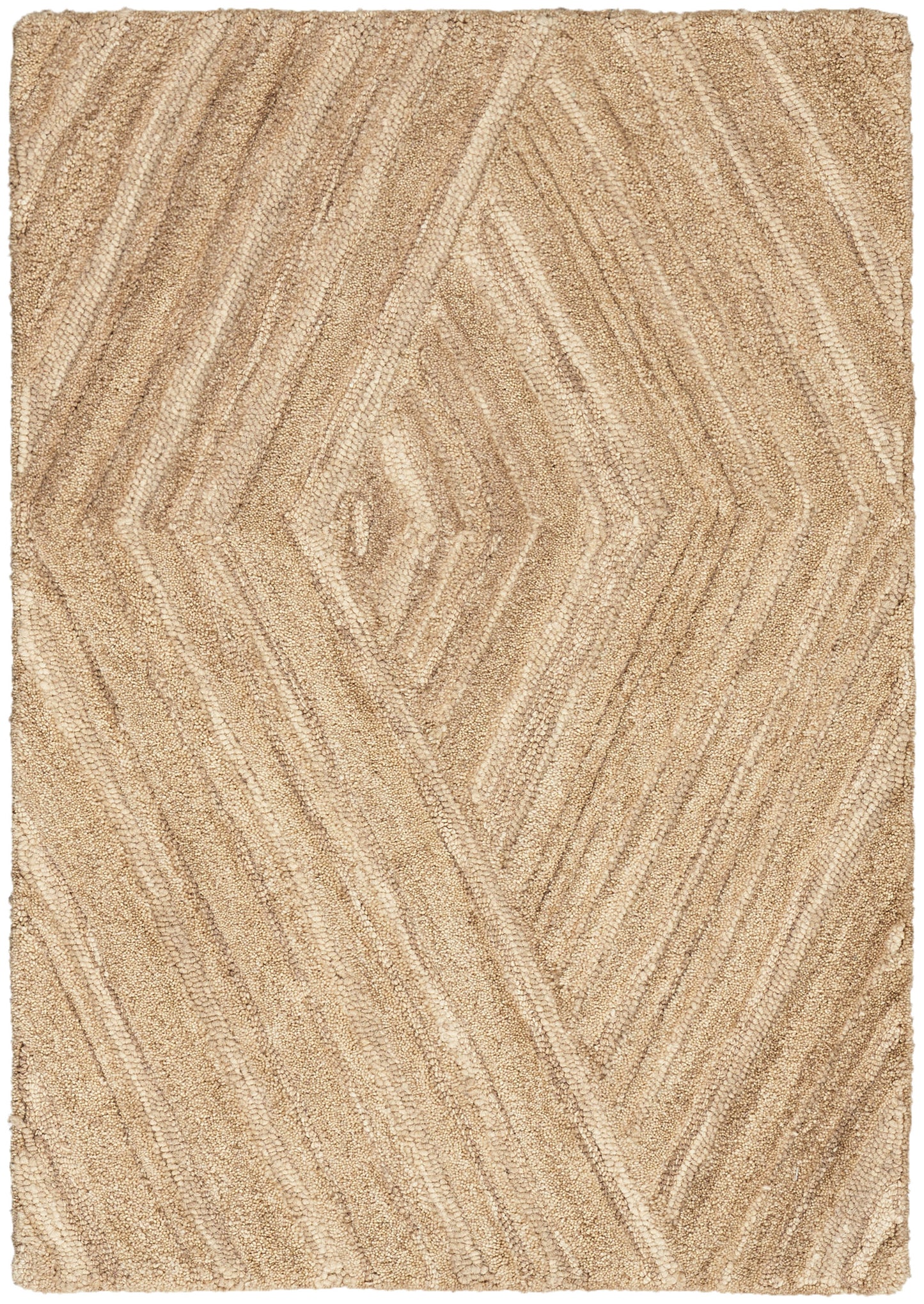 Nourison Graceful 3'9" x 5'9" Taupe Modern Indoor Rug