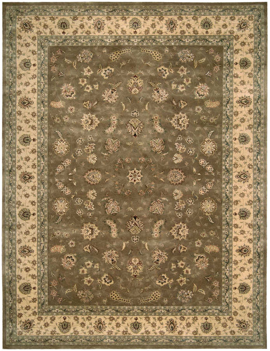 Nourison Nourison 2000 9'9" x 13'9" Olive Traditional Indoor Rug