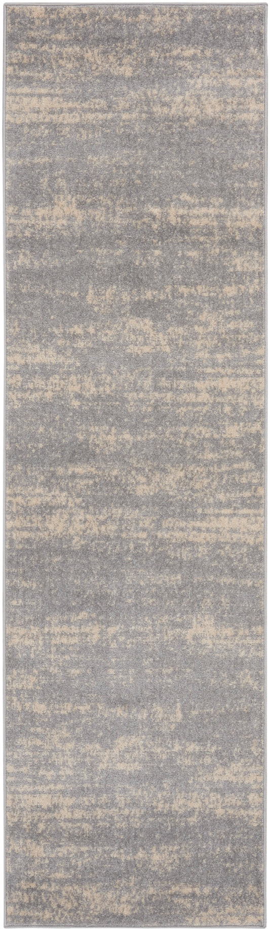 Nourison Nourison Essentials 2'2" x 7'6" Grey Beige Modern Rug