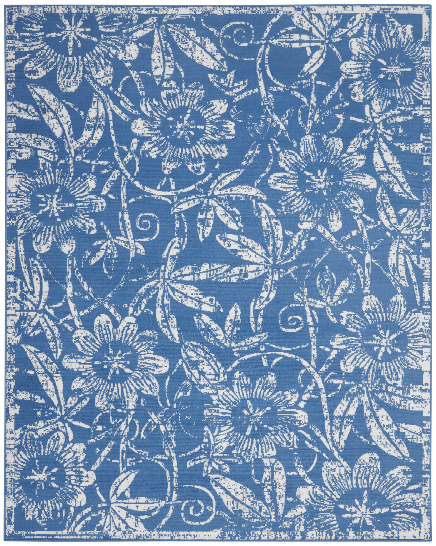 Nourison Whimsicle 7' x 10' Blue Farmhouse Indoor Rug