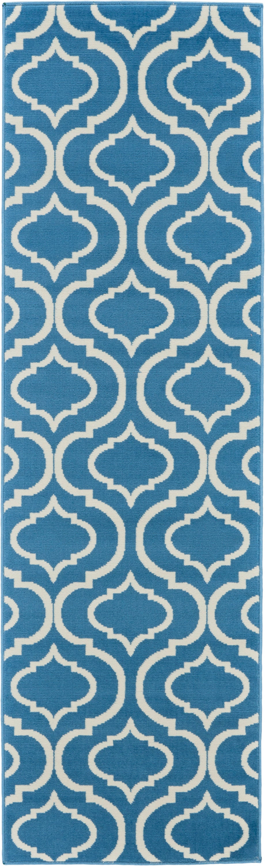 Nourison Jubilant 2'3" x 7'3" Blue Contemporary Indoor Rug