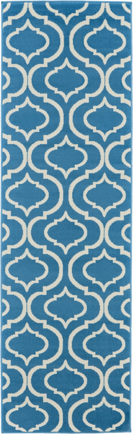 Nourison Jubilant 2'3" x 7'3" Blue Contemporary Indoor Rug