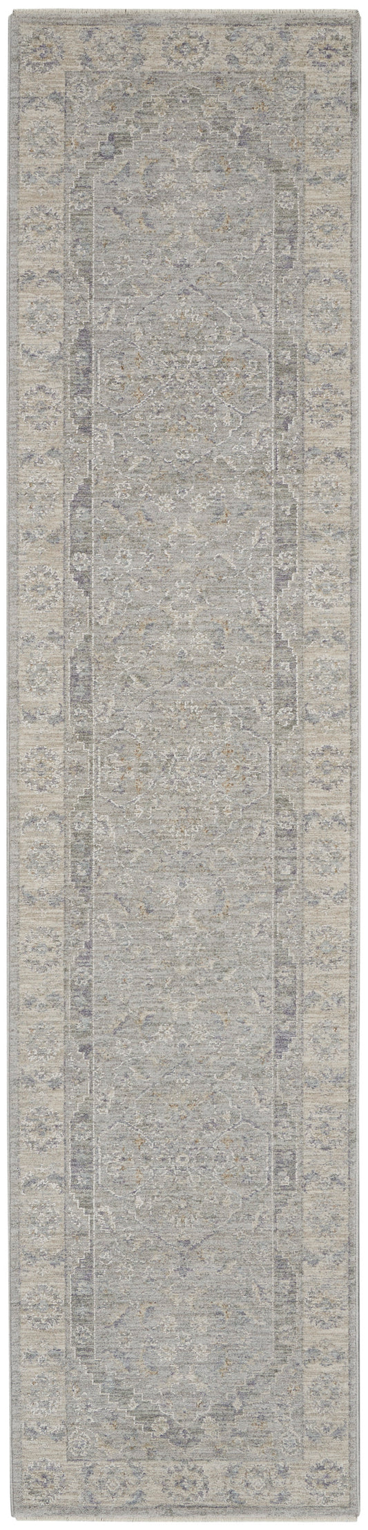 Nourison Infinite 2'3" x 10'2" Grey Vintage Indoor Rug