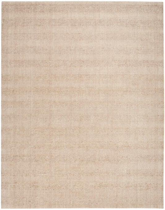 Calvin Klein CK043 Spun 7'9" x 9'9" Beige Farmhouse Indoor Rug