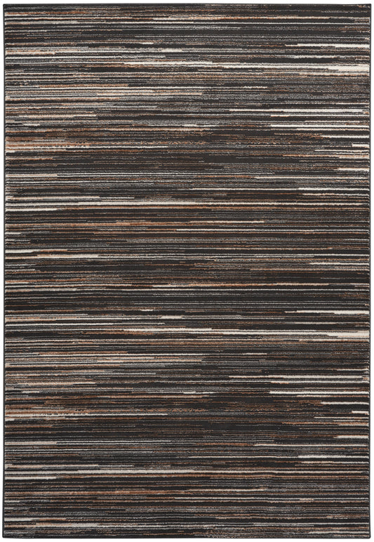 Calvin Klein Captivating 5'3" x 7'3" Mocha Modern Indoor Rug