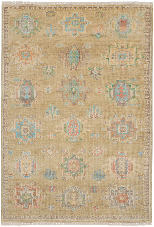 Nourison Odessa 5'6" x 8' Sage Vintage Indoor Rug