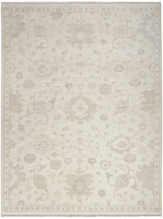 Nourison Aldora 8'6" x 11'6" Ivory Grey Vintage Indoor Rug