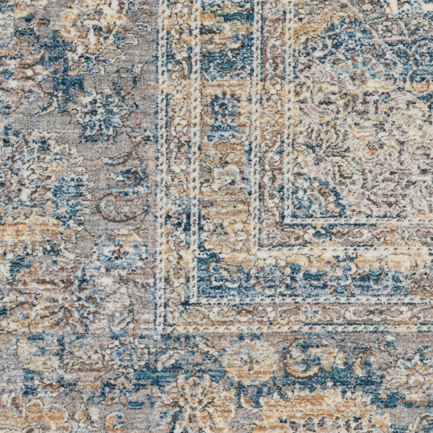 Nourison Starry Nights 8' x 10' Cream Blue Vintage Indoor Rug