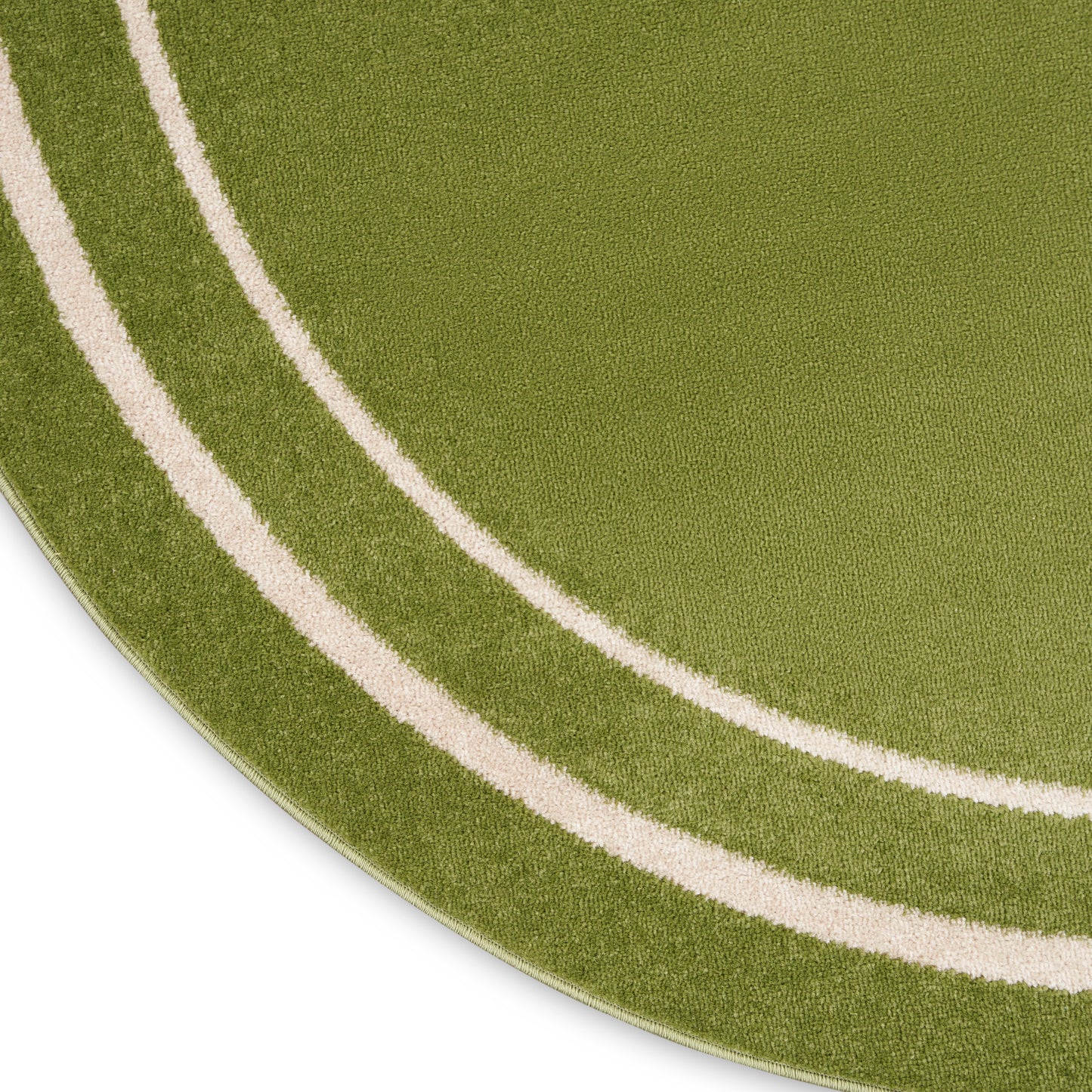 Nourison Nourison Essentials 4' x Round Green Ivory Contemporary Rug