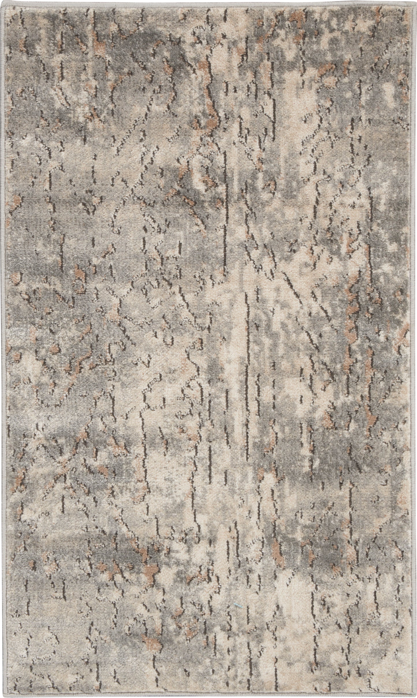 Nourison Quarry 2'2" x 3'9" Beige Grey Modern Indoor Rug