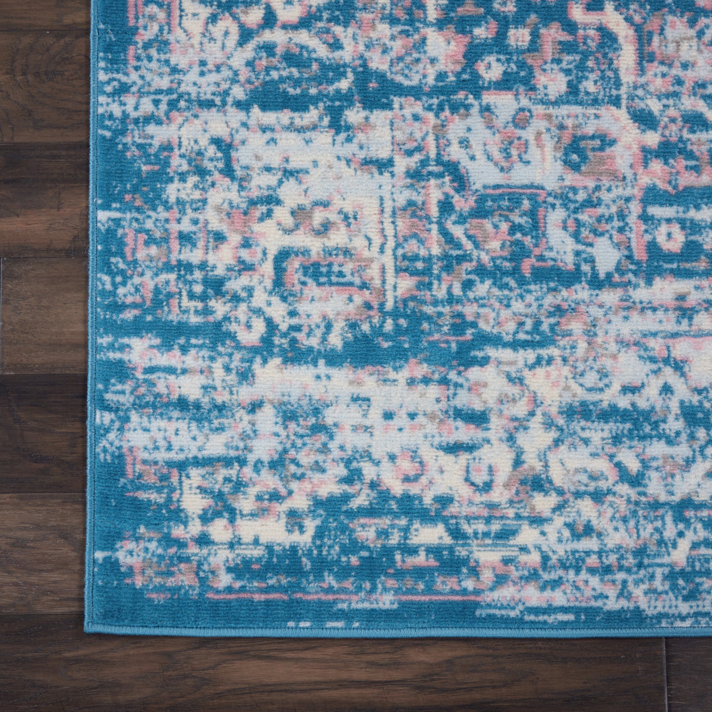 Nourison Grafix 7' x 10' Blue Vintage Indoor Rug