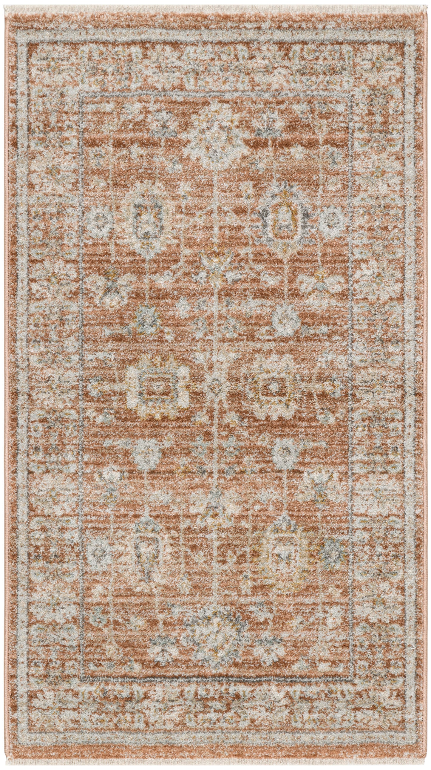 Nourison Traditional Home 2'6" x 4'6" Terracotta Vintage Indoor Rug