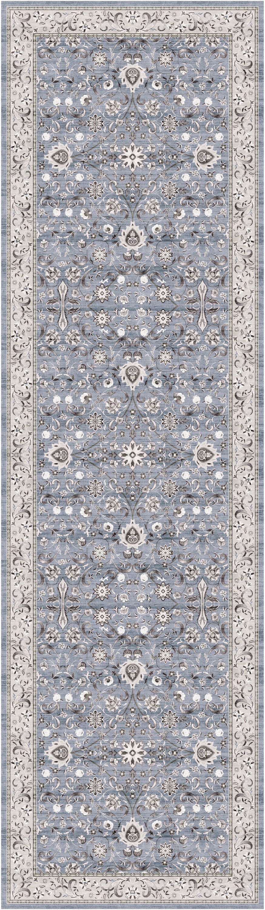 Nourison Vintage Home 2'2" x 7'6" Blue Bohemian Indoor Rug