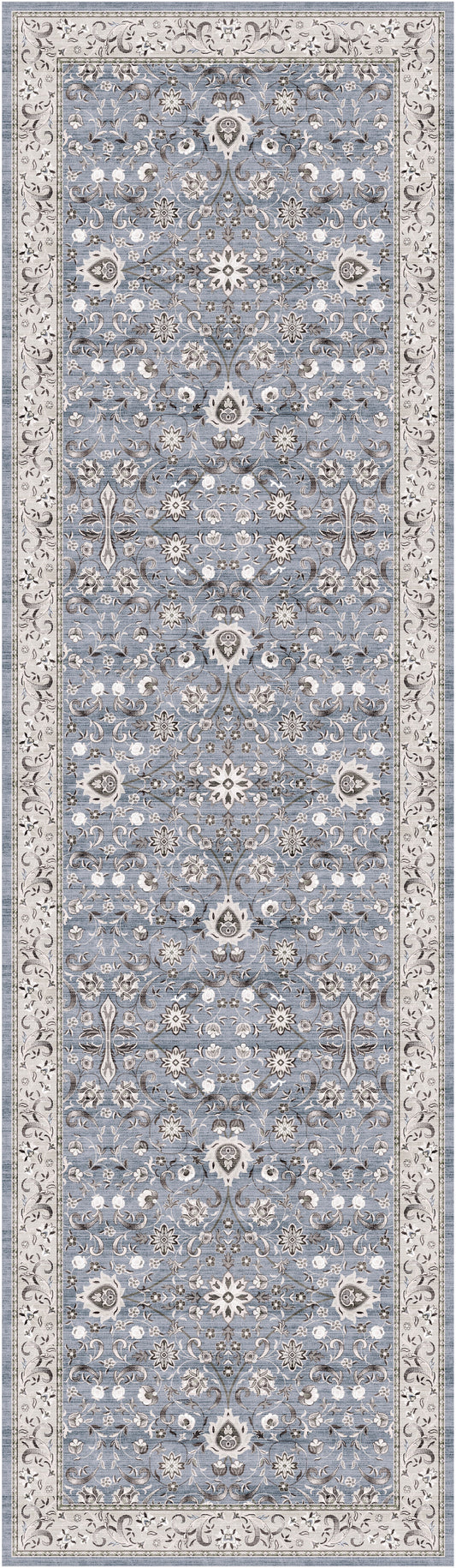 Nourison Vintage Home 2'2" x 7'6" Blue Bohemian Indoor Rug