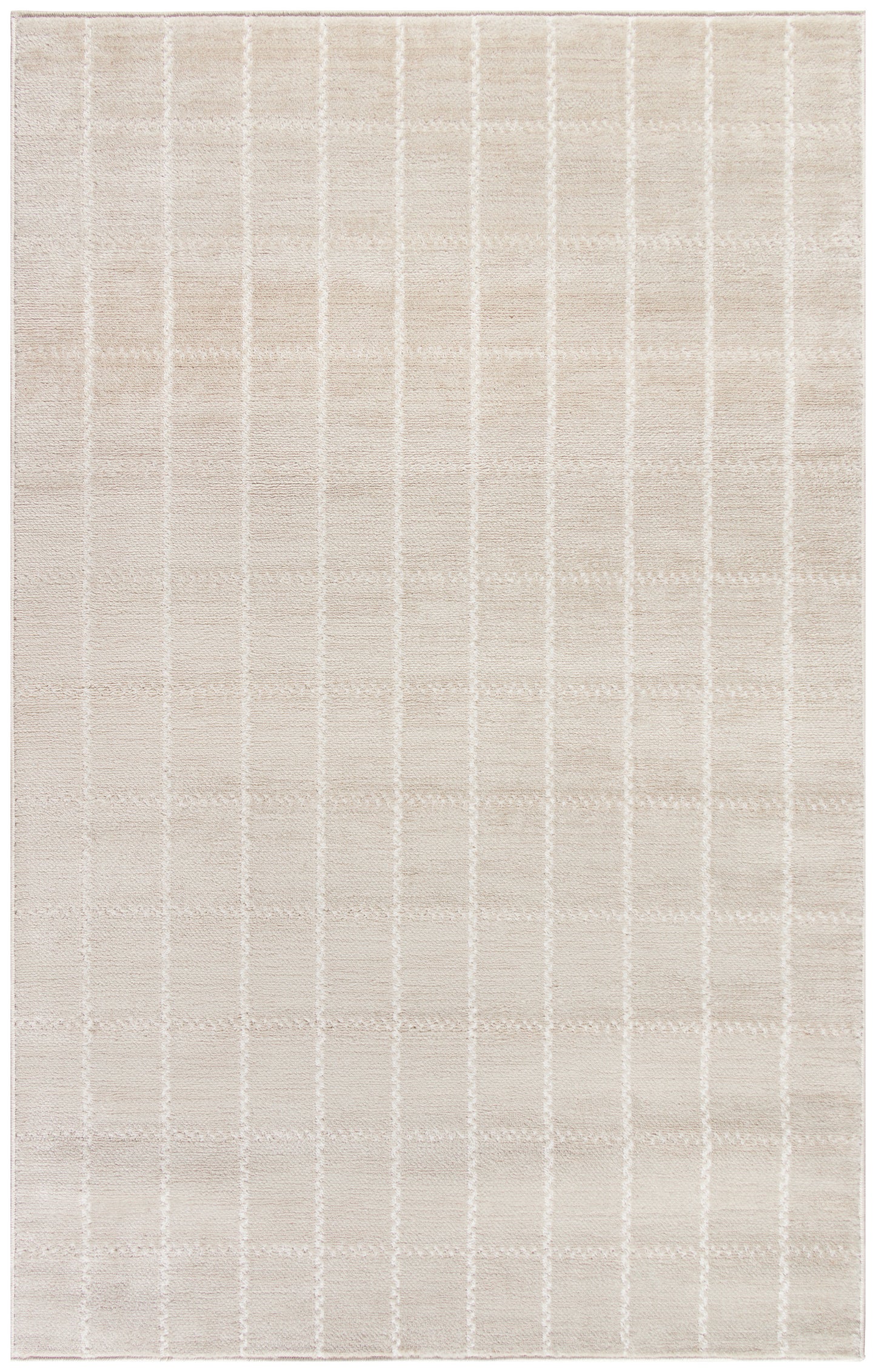 Nourison Serenity Home 3'11" x 5'11" Ivory Modern Indoor Rug