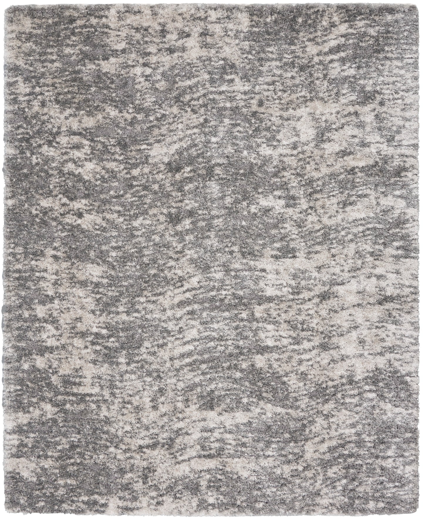 Nourison Dreamy Shag 7'10" x 9'10" Charcoal Grey Shag Indoor Rug