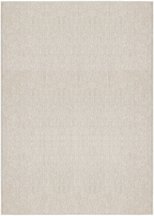 Nourison Natural Texture 3'11" x 5'11" Ivory Beige Farmhouse Indoor Rug