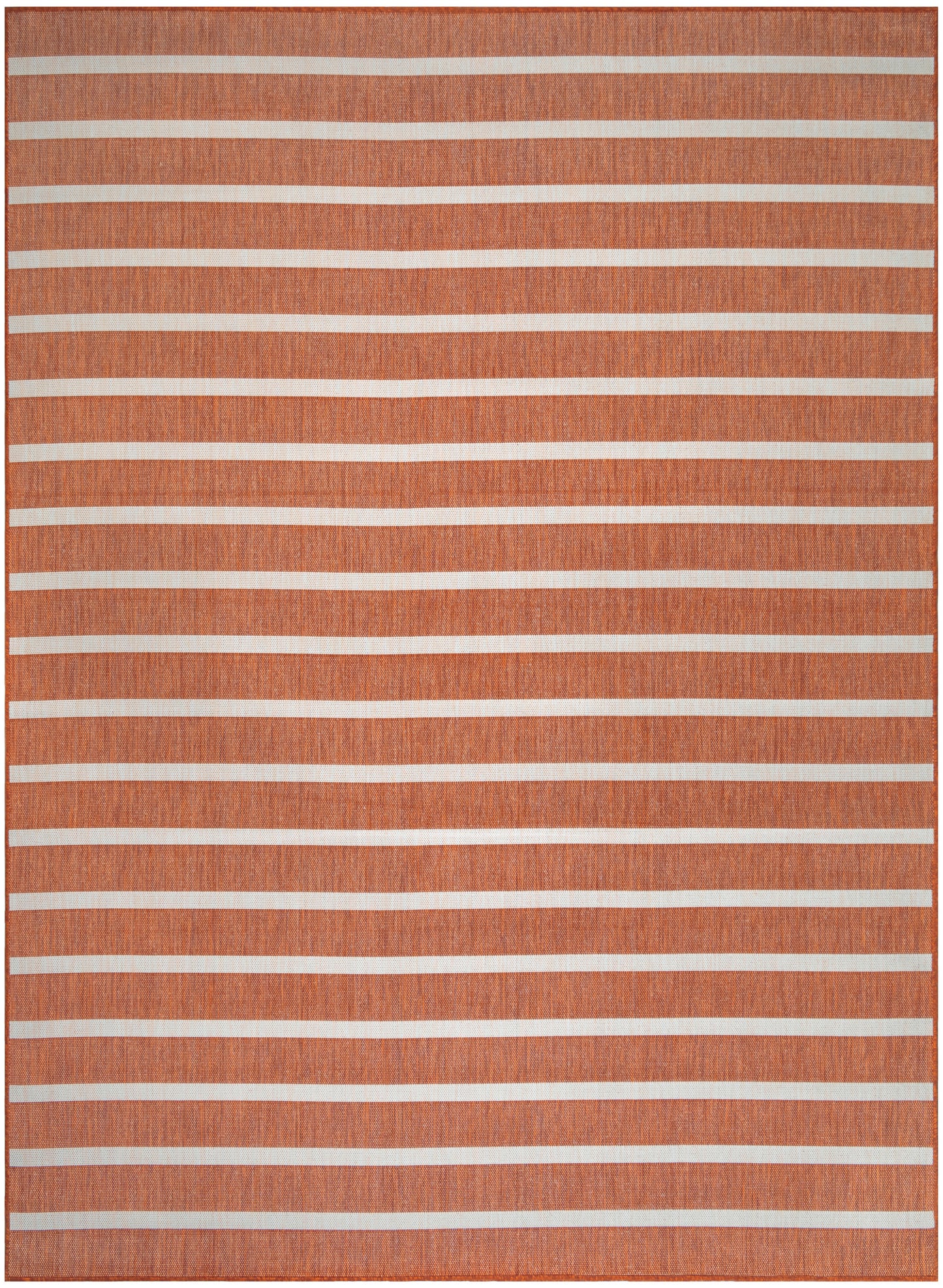 Nourison Positano 8' x 10' Terracotta Ivory Modern Rug