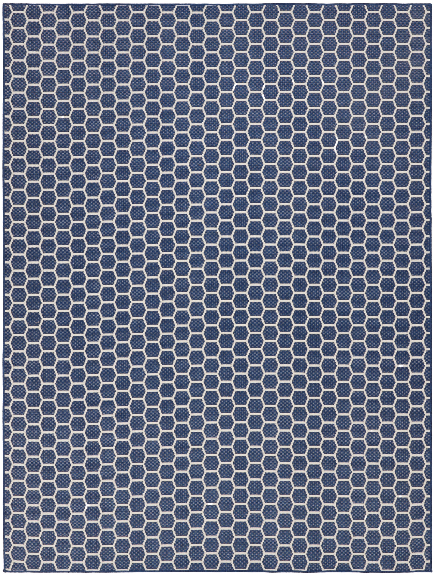 Nourison Twist Reversible 10' x 14' Navy Modern Rug