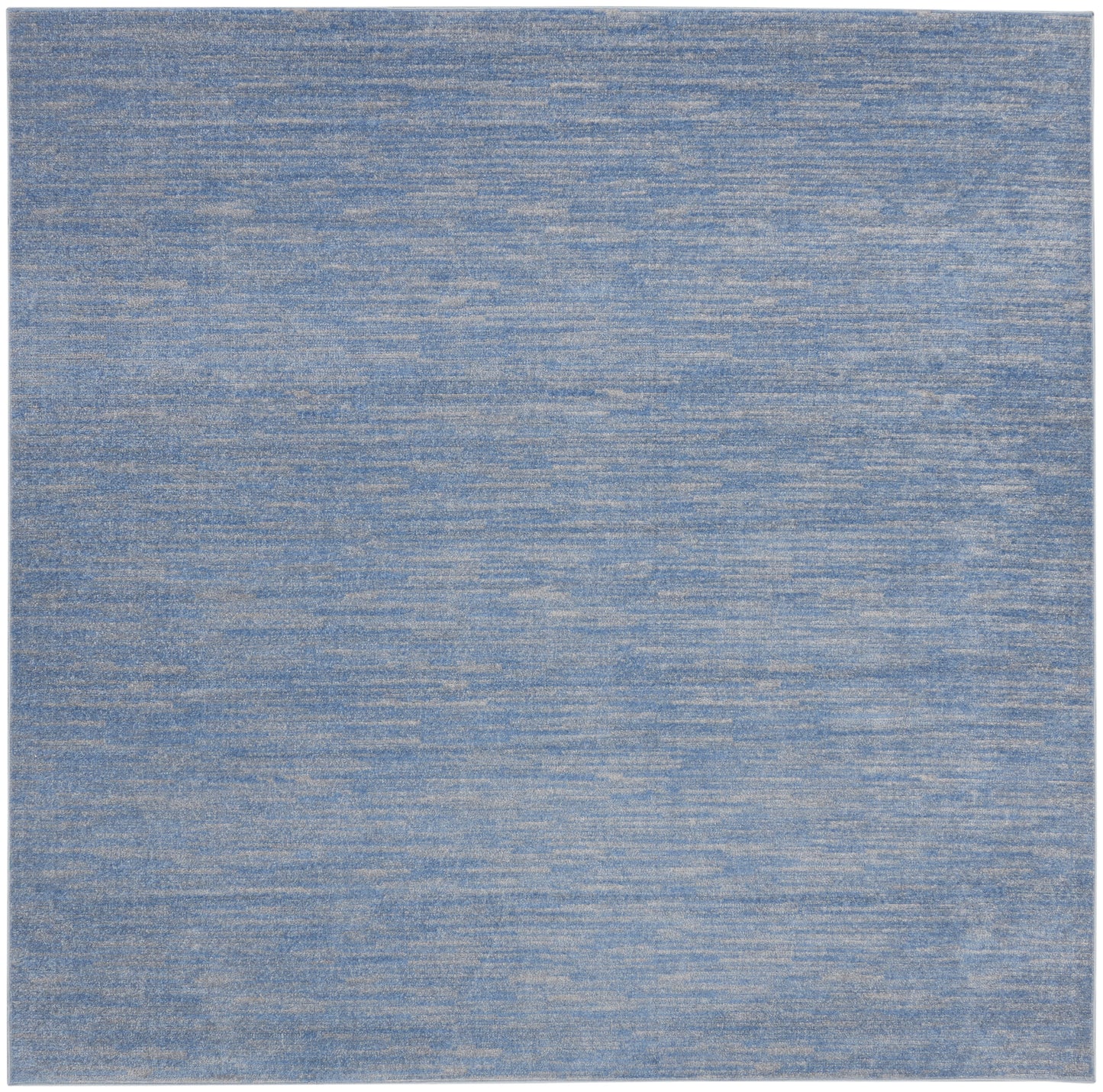 Nourison Nourison Essentials 9' x Square Blue/Grey Outdoor Rug