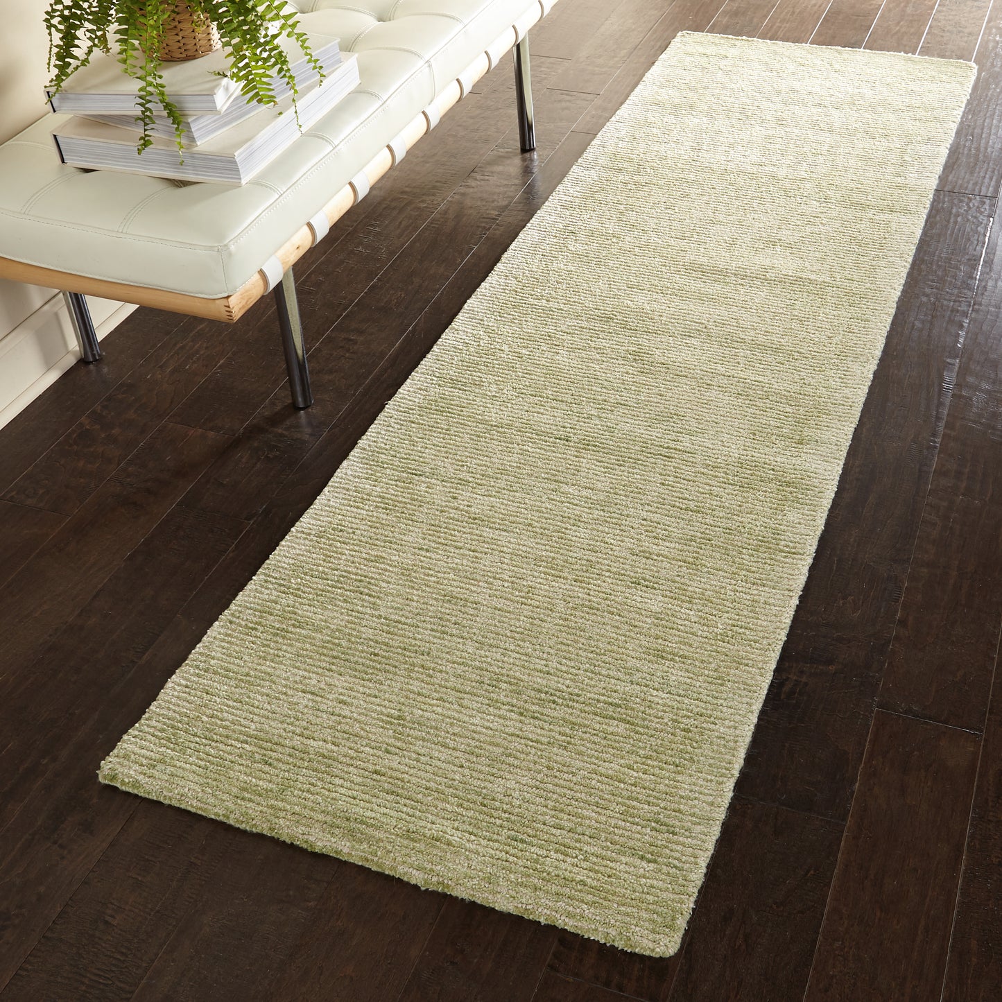 Nourison Weston 2'3" x 7'6" Citron Modern Indoor Rug