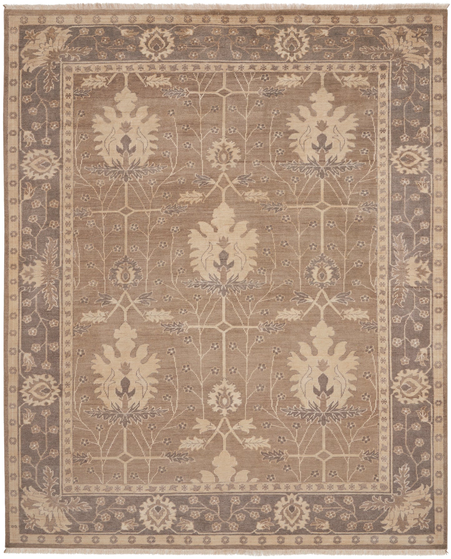 Nourison Aldora 7'9" x 9'9" Opal Grey Vintage Indoor Rug