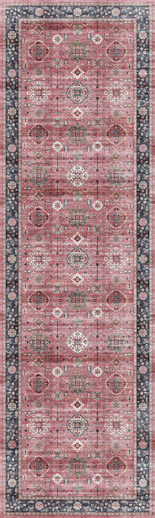 Nourison Fulton 2'3" x 7'6" Brick Vintage Indoor Rug