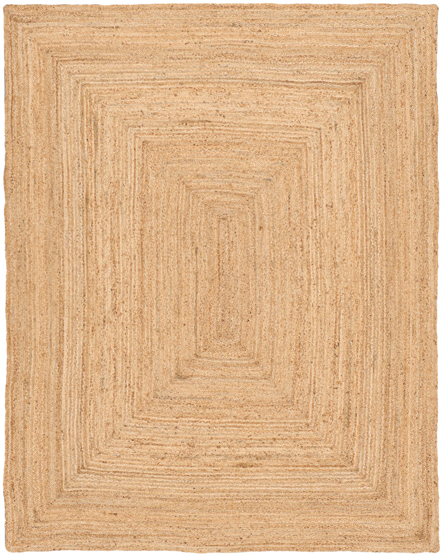 Nourison Natural Jute 6' x 9' Natural Farmhouse Indoor Rug