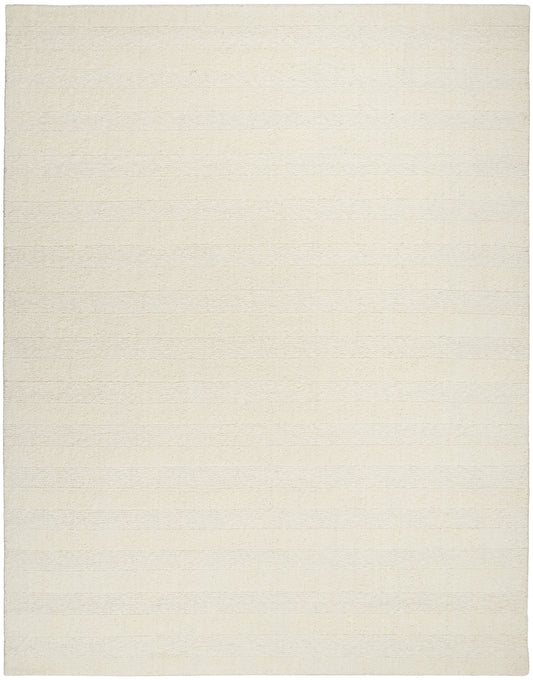 Calvin Klein CK043 Spun 7'9" x 9'9" Ivory Farmhouse Indoor Rug