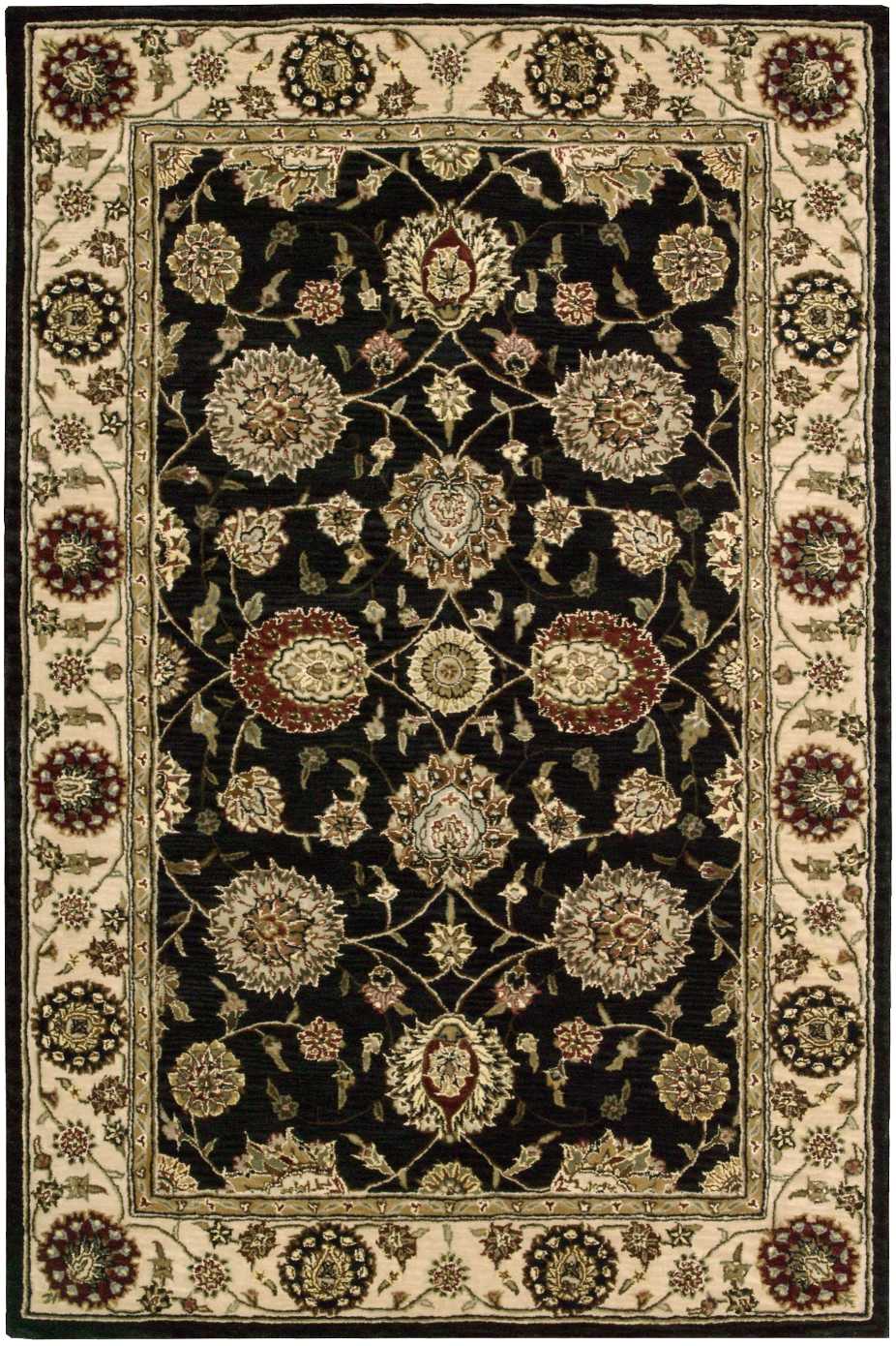 Nourison Nourison 2000 3'9" x 5'9" Midnight Traditional Indoor Rug