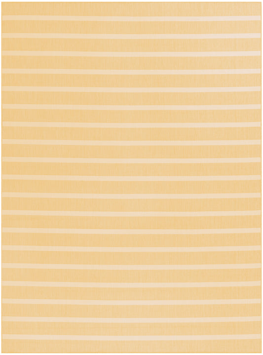 Nourison Positano 9' x 12' Yellow Ivory Modern Rug