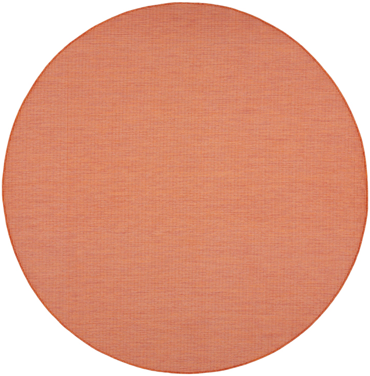 Nourison Positano 8' x Round Terracotta Modern Rug